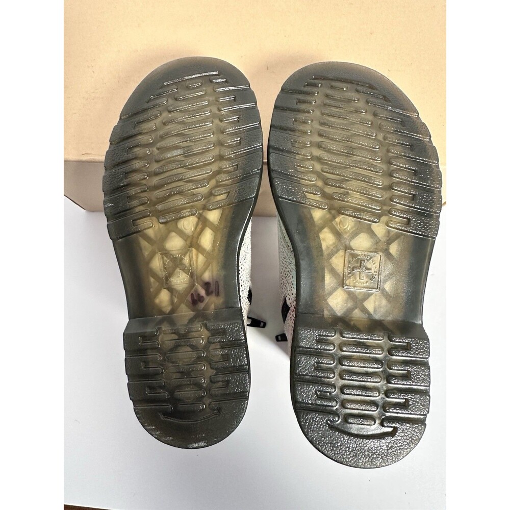 Dr Martens 1460 Pascal J Youth 11 Iridescent Glitter Rainbow Boots - Picture 8 of 8